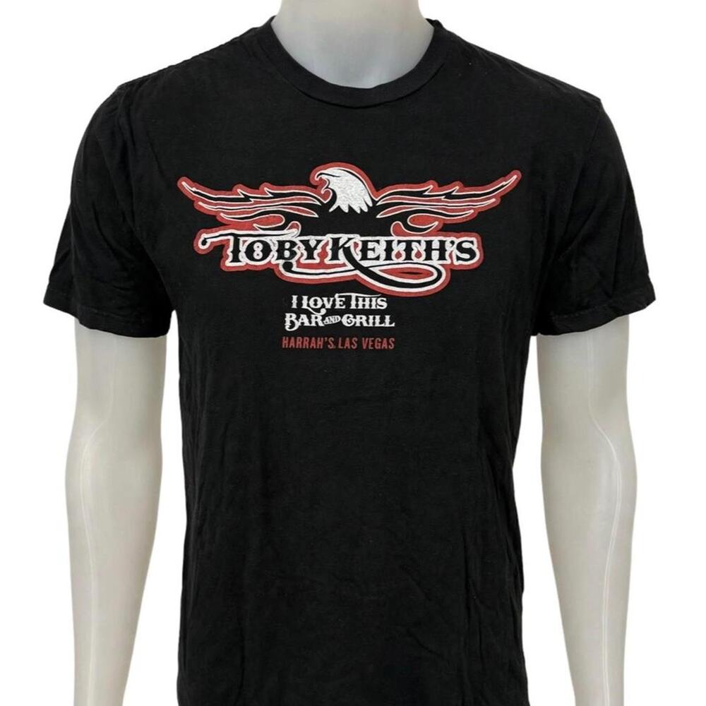 Toby Keith I Love This Bar & Grill Las Vegas black t-shirt size XL